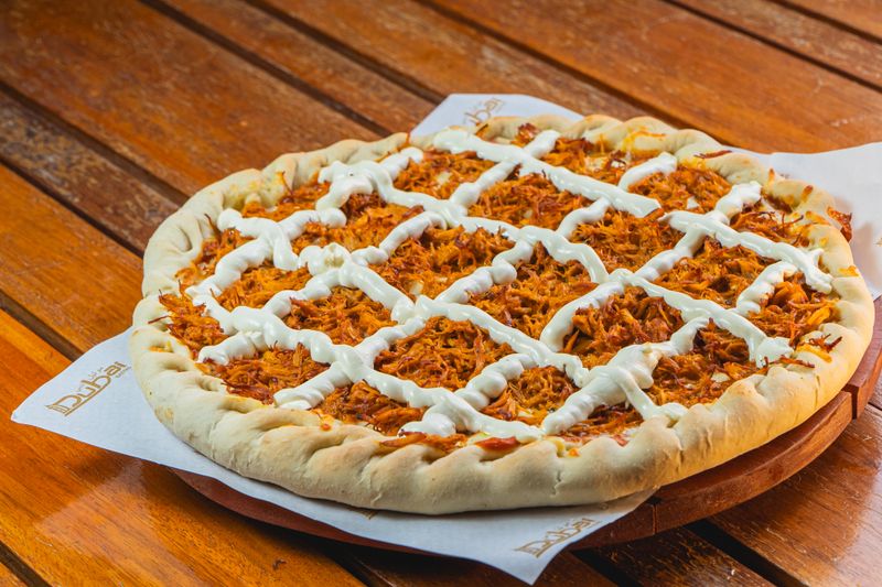 BBQ Chicken Detroit pizza with smoky barbecue sauce